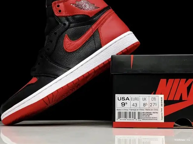 Rep Kickmax 861428-061 Retro 1 OG High Air To Home Homage Jordan 0515